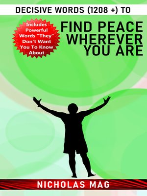 cover image of Decisive Words (1208 +) to Find Peace Wherever You Are